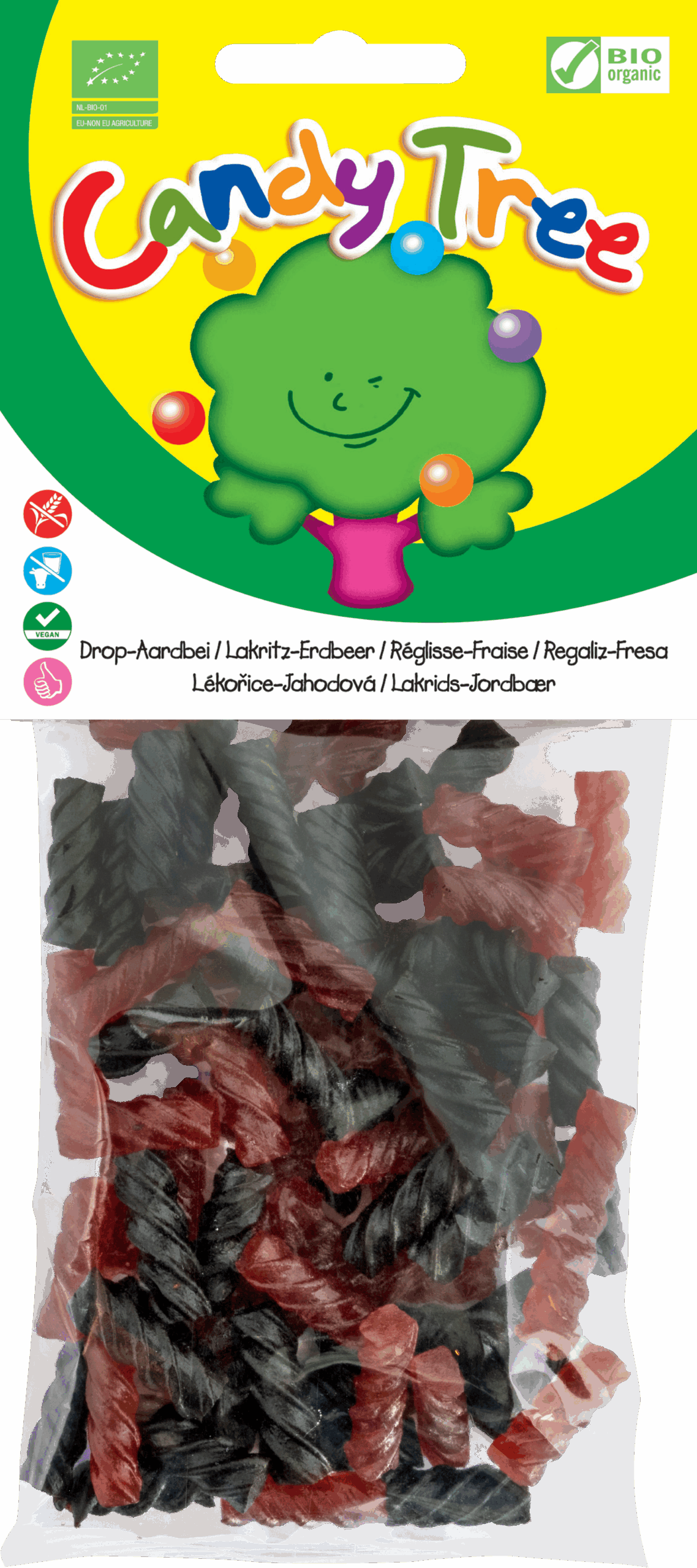 Candy Tree Drop-aardbeimix (75 gr)