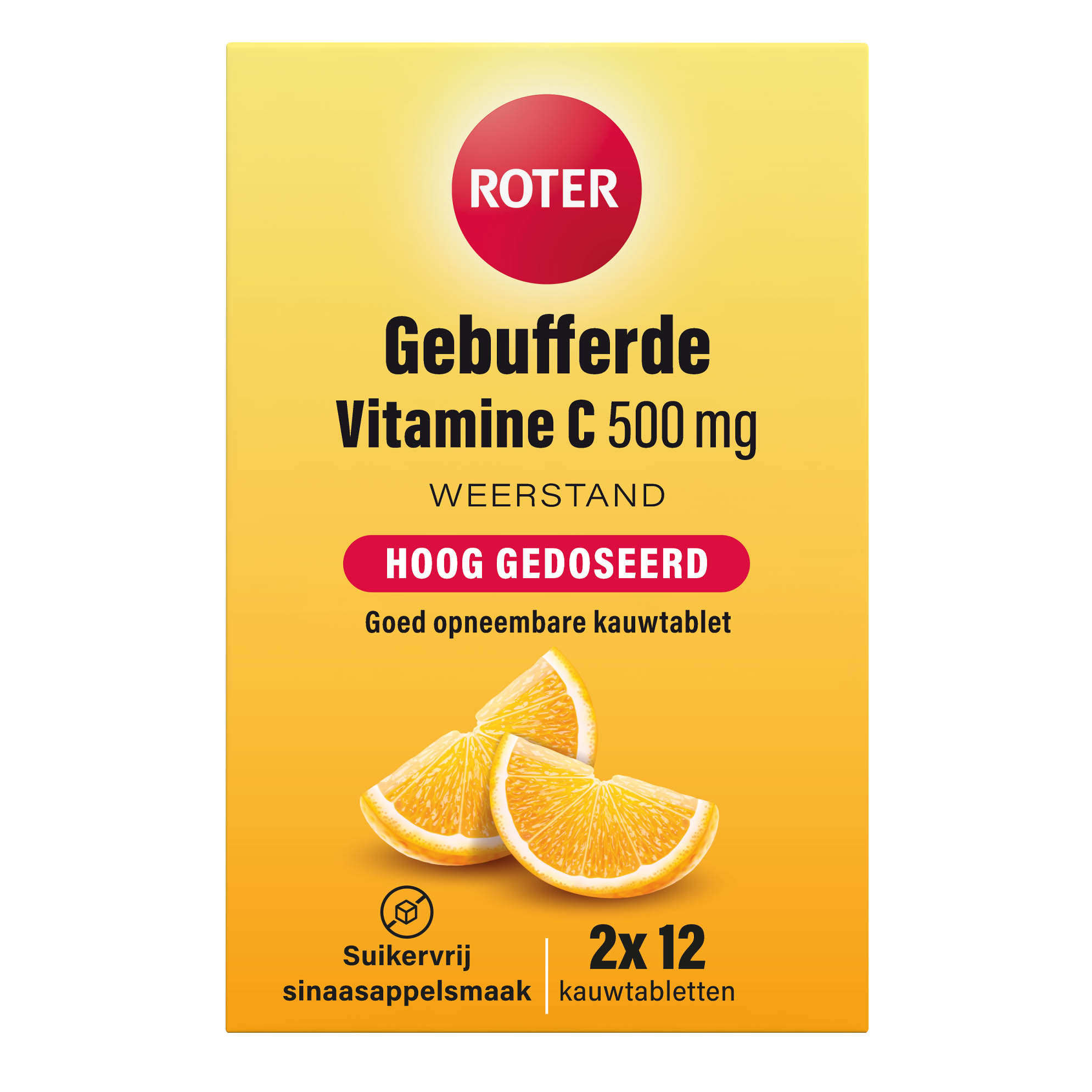 Roter Gebufferde Vitamine C 500mg (24 kauwtabletten)