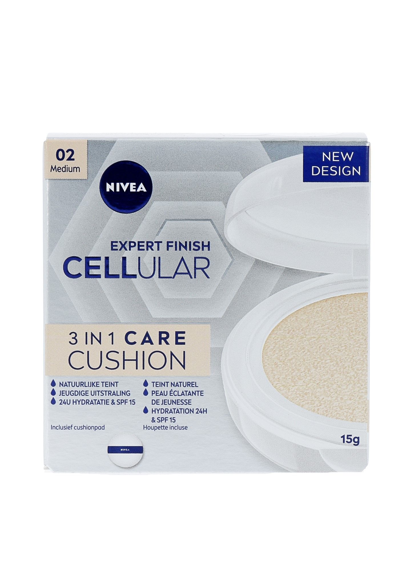 Nivea Hyaluron Cellual Filler 3-in-1 Care Cushion Medium (15 ml)