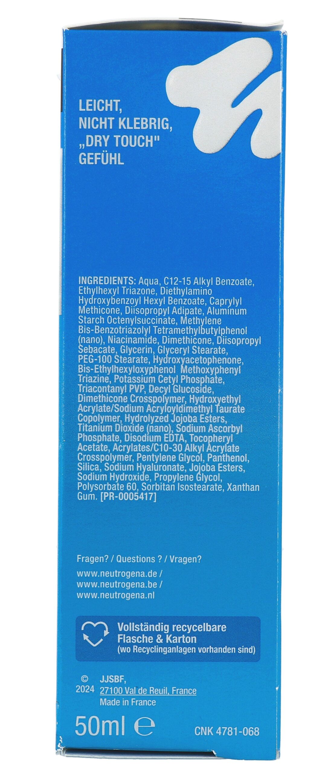 Neutrogena Hydro Boost Hydrating Fluid SPF50 (50 ml) - image 3