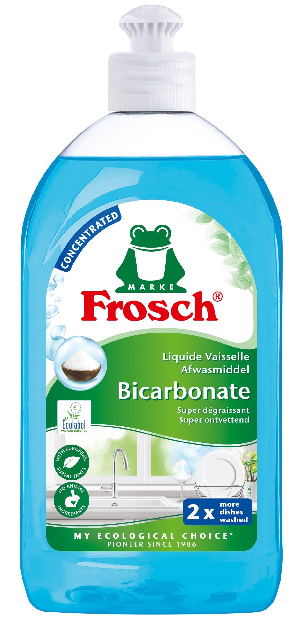 Frosch Afwasmiddel Bicarbonate (500 ml)