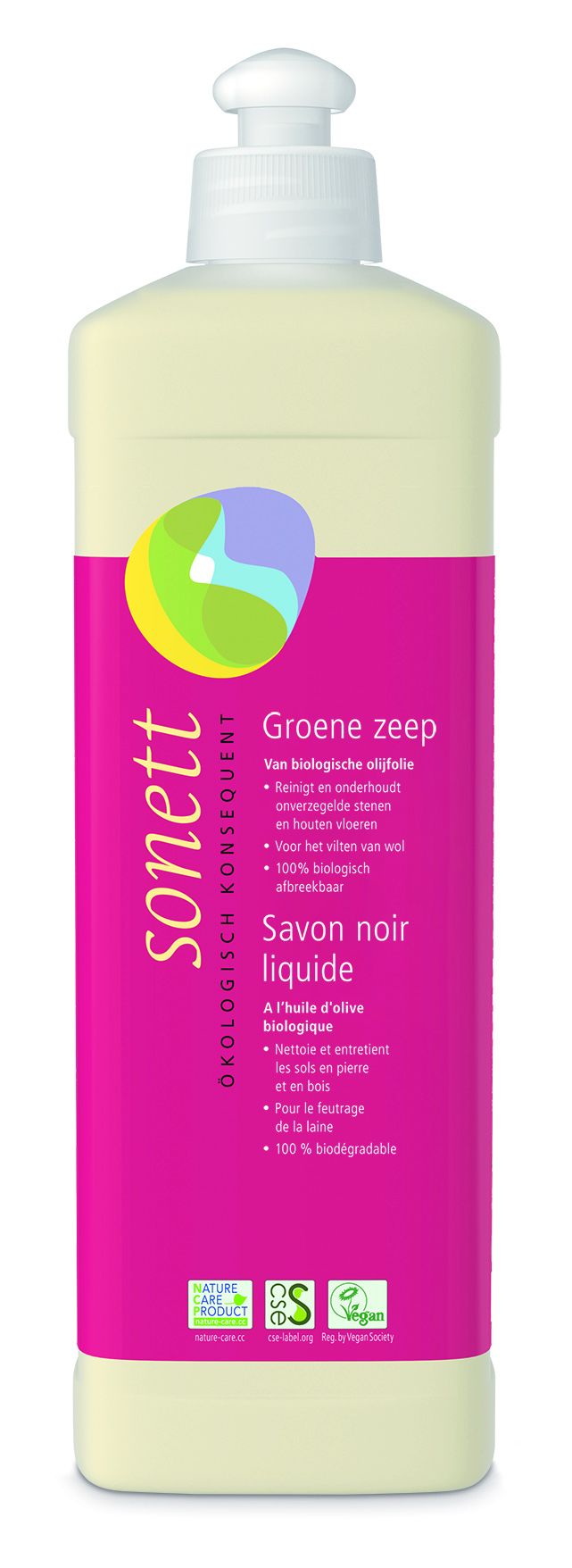 Sonett Groene Zeep (500 ml)