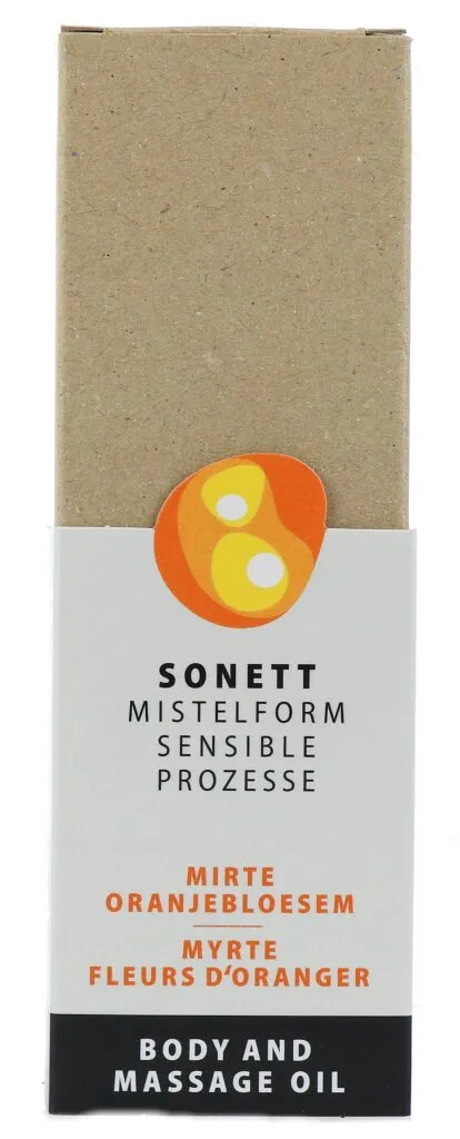 Sonett Mistelform Lichaams- en Massageolie Mirte & Oranjebloesem (145 ml)