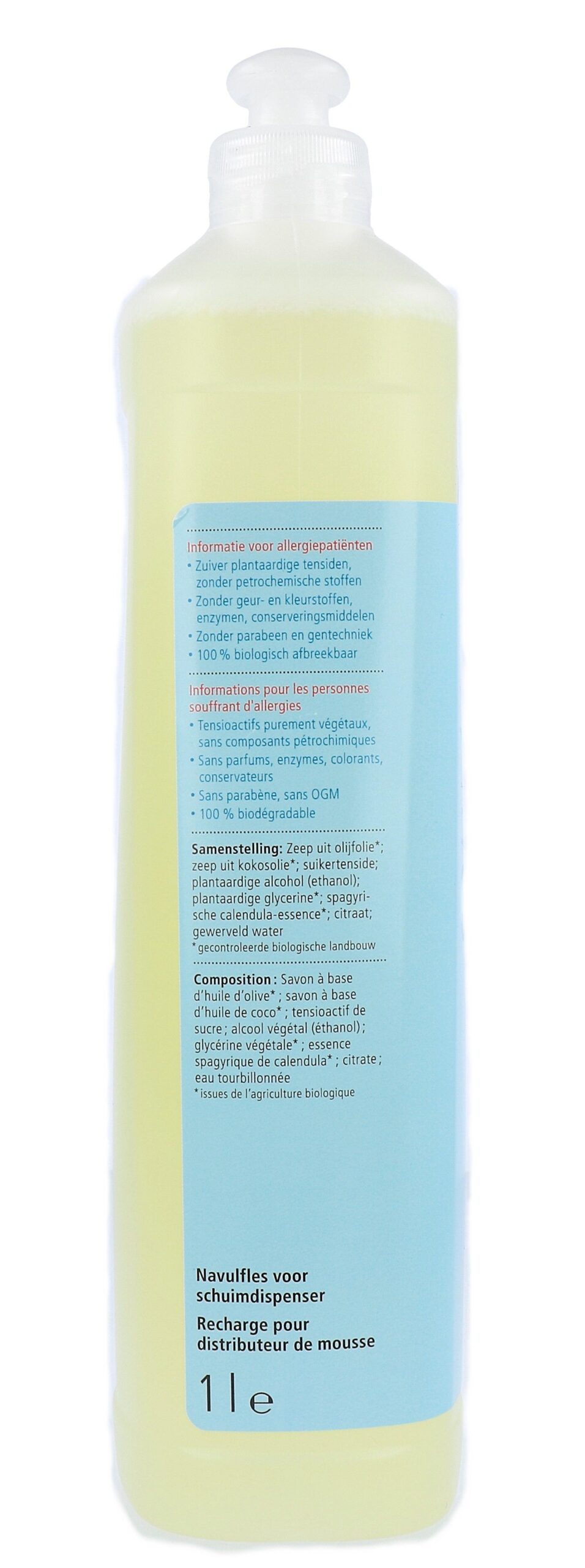 Sonett Schuimzeep Sensitief Navulverpakking (1000 ml) - image 2