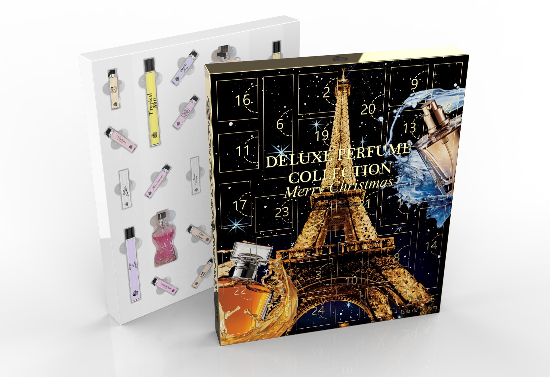 Deluxe Perfume Collection Adventskalender Paris Edition - 24 geuren (1 stuk)