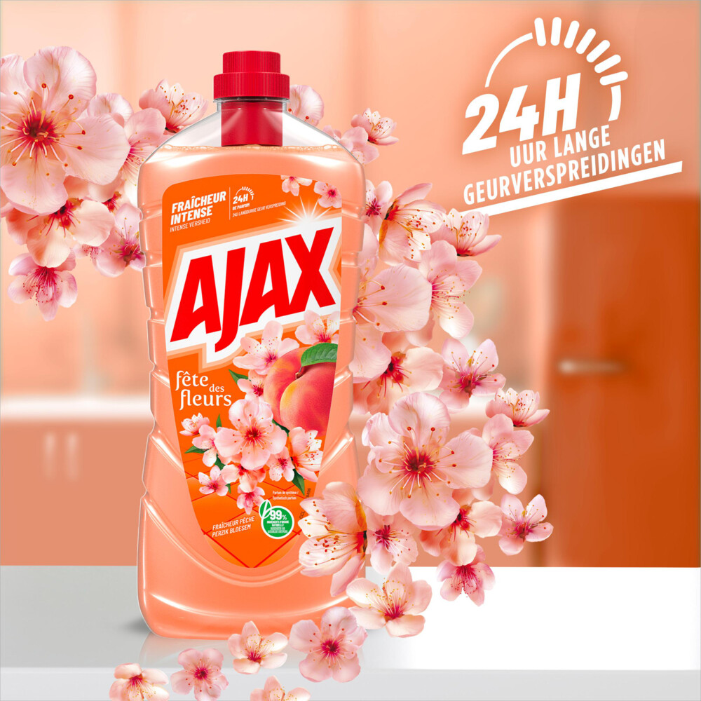 Ajax Allesreiniger Fete Des Fleurs Perzik (1000 ml) - image 3