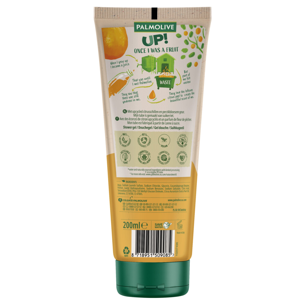 Palmolive Up! Douche Gel Citrus & Peach (200 ml)