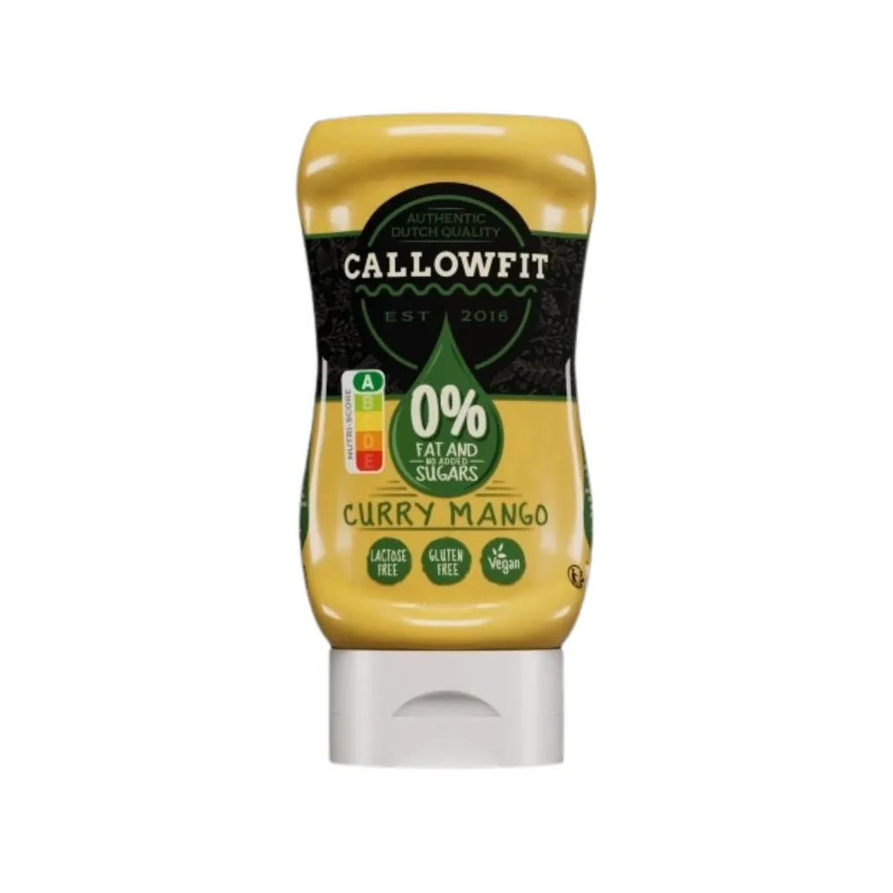 Callowfit Curry Mango Style Sauce (300 ml)