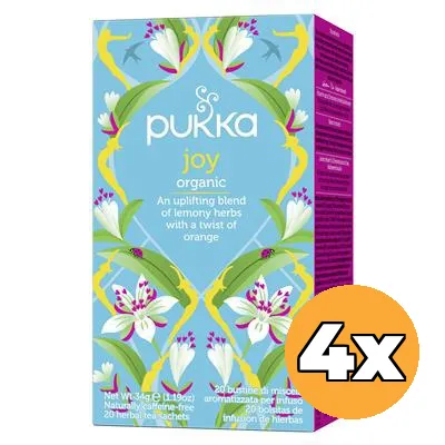4x Pukka Joy Bio (20 zakjes)