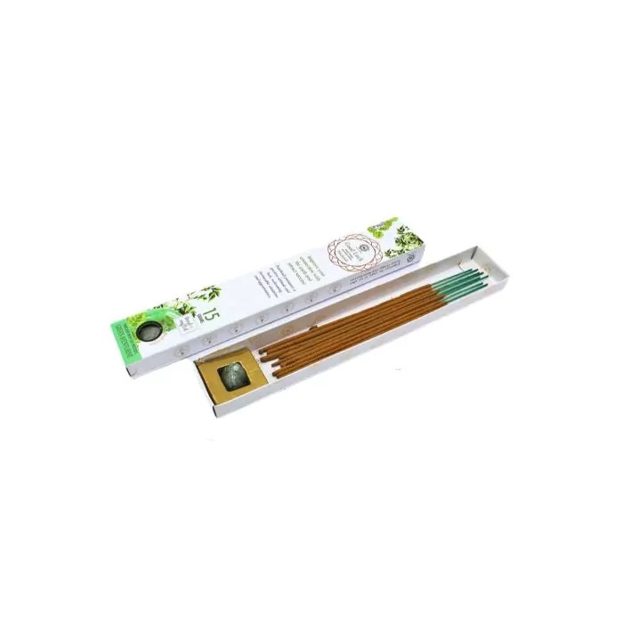 Green Tree Gemstone Incense Good Luck - Green Aventurine (64 gr)