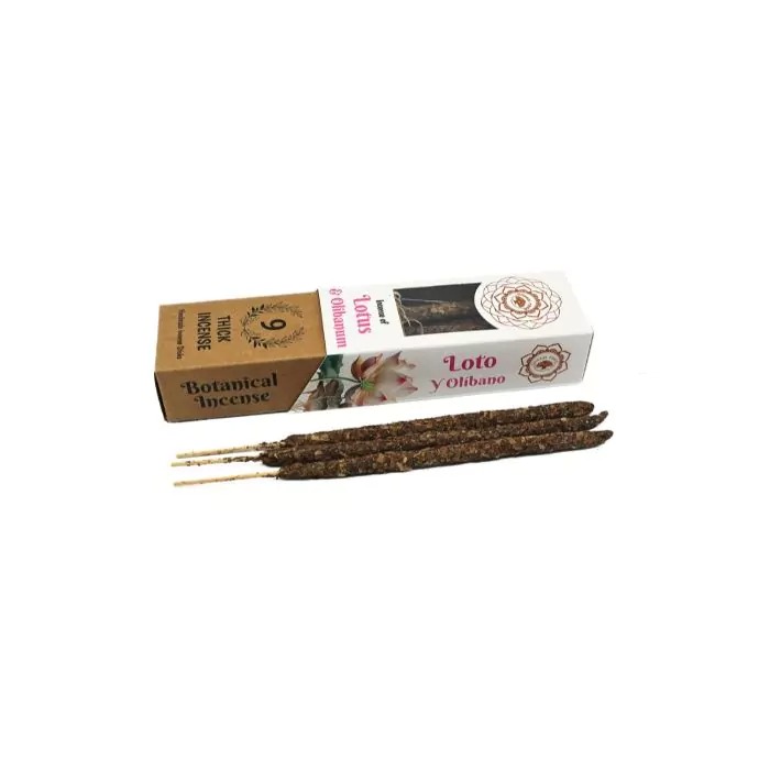 Green Tree Lotus & Olibanum Botanical Incense  (9 sticks)