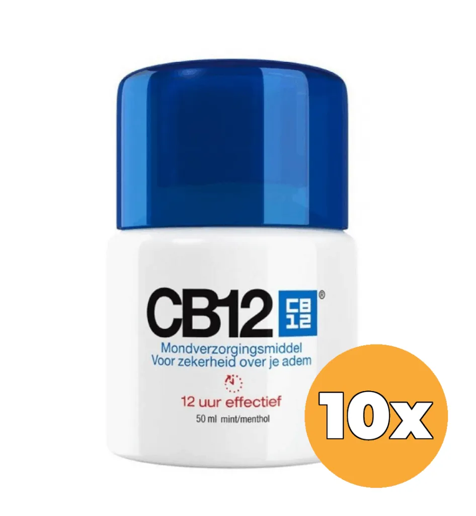 10x Cb12 Original mondwater mini (50 ml)