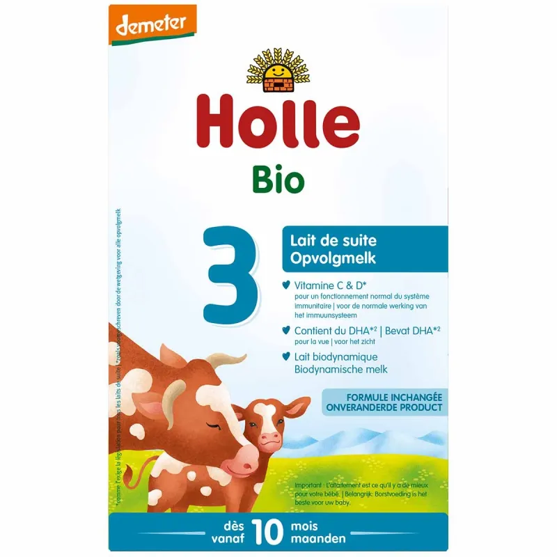 Holle Bio Zuigelingen Opvolgmelk 3 (600 gr)