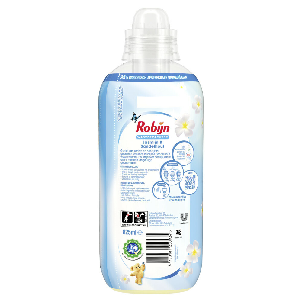 Robijn Wasverzachter Jasmijn &Sandelhout (825 ml)