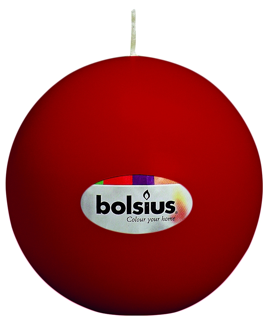 Bolsius Bolkaars Ø 70 mm Wijnrood (1 stuk)