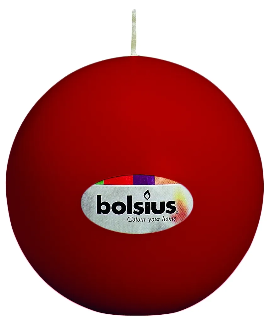 Bolsius Bolkaars Ø 70 mm Wijnrood (1 stuk)