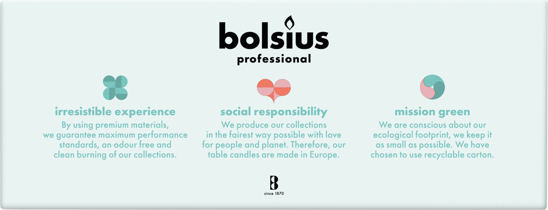 Bolsius Horeca Gotische Kaars 240/23 Doos 100 Zwart (100 stuks) - image 3