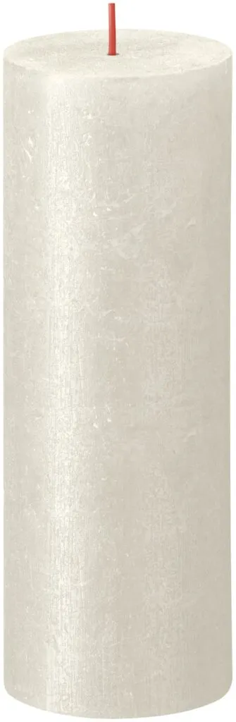 Bolsius Metallic Rustiekkaars 190/68 Ivoor (1 stuk)