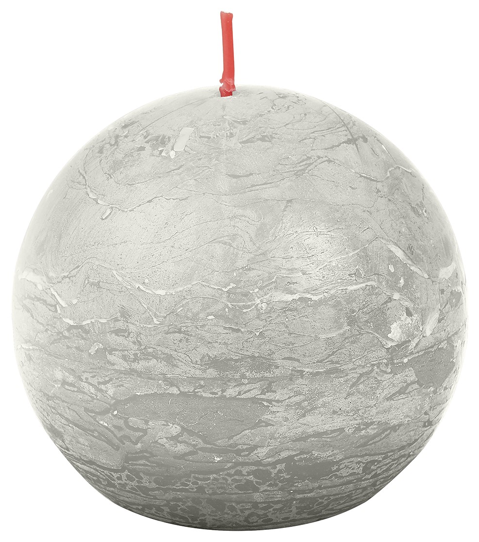 Bolsius Rustieke Bolkaars Ø76 Sandygrey (1 stuk)