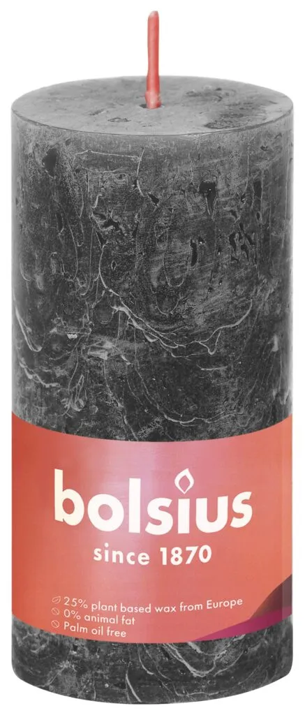Bolsius Rustiekkaars 100/50 Stormygrey (1 stuk)