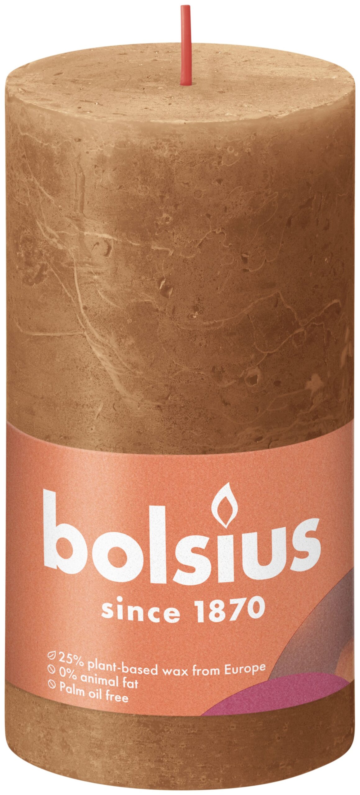 Bolsius Rustiekkaars 130/68 Spice Brown (1 stuk)