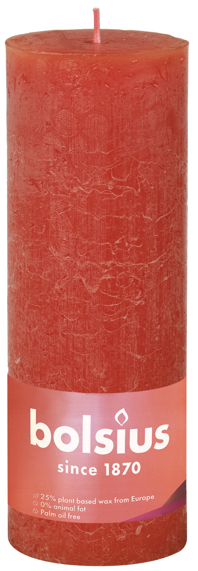 Bolsius Rustiekkaars 190/68 Earthy Orange (1 stuk)