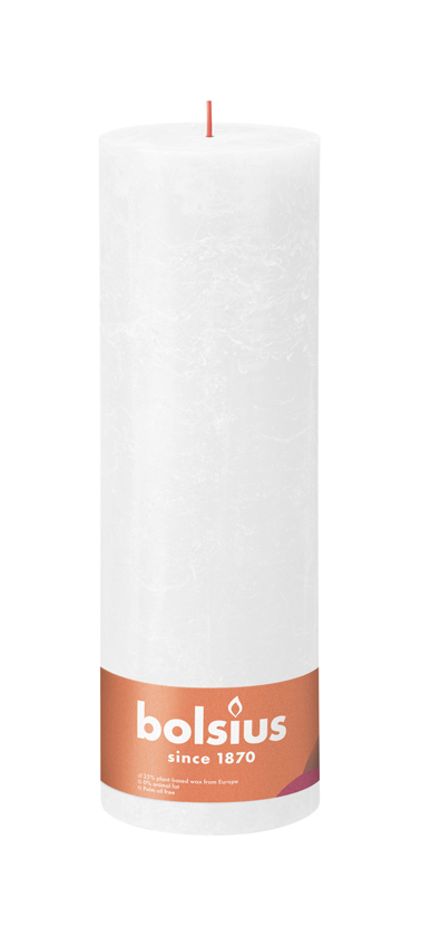 Bolsius Rustiekkaars 300/100 Cloudy White (1 stuk)