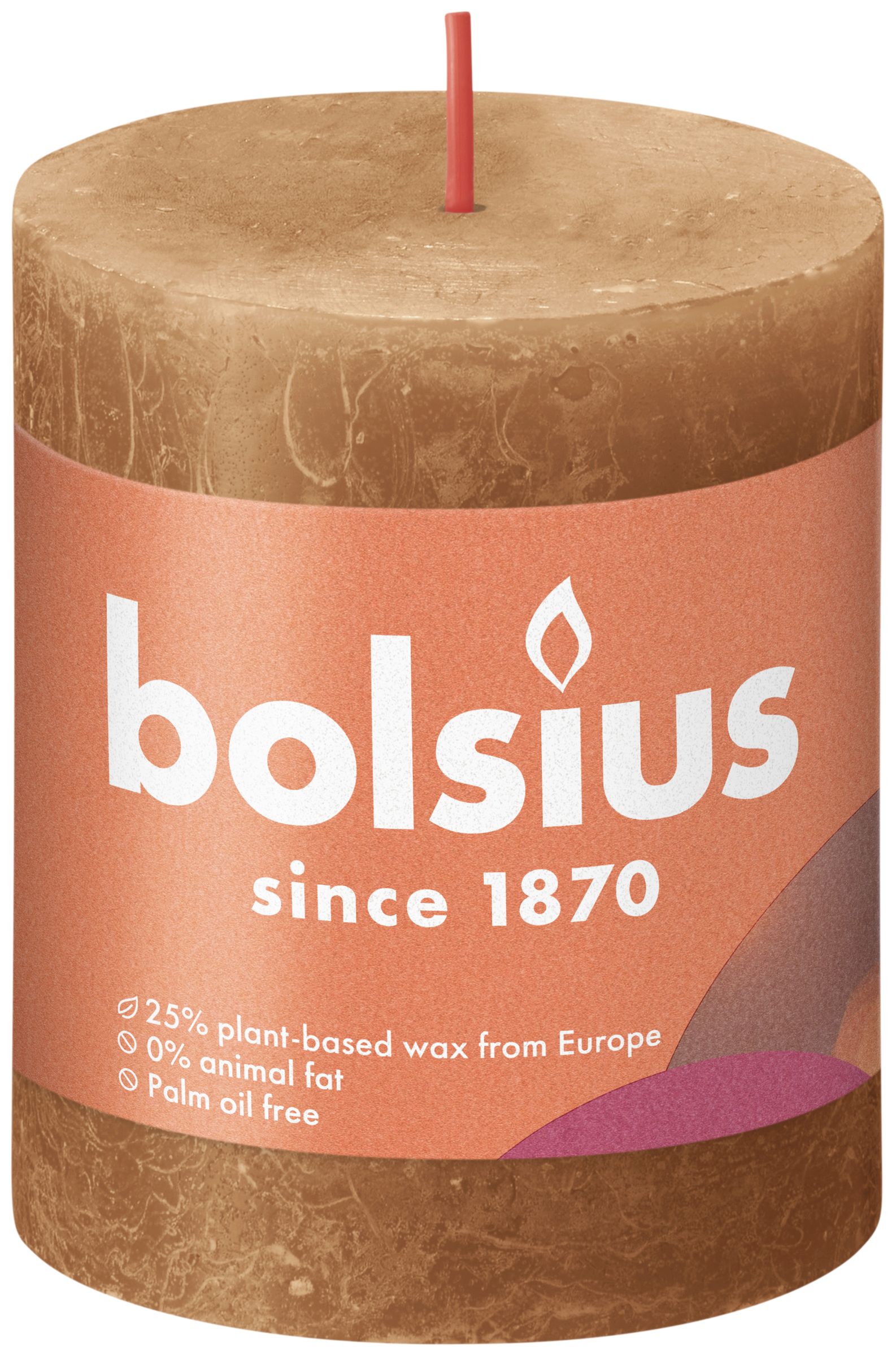 Bolsius Rustiekkaars 80/68 Spice Brown (1 stuk)
