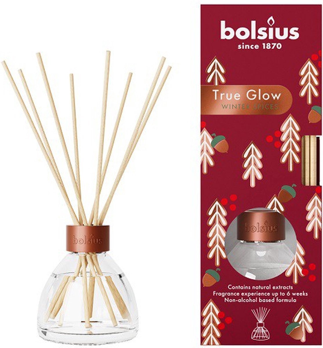 Bolsius True Glow geurverspreider Winter Spices (60 ml)