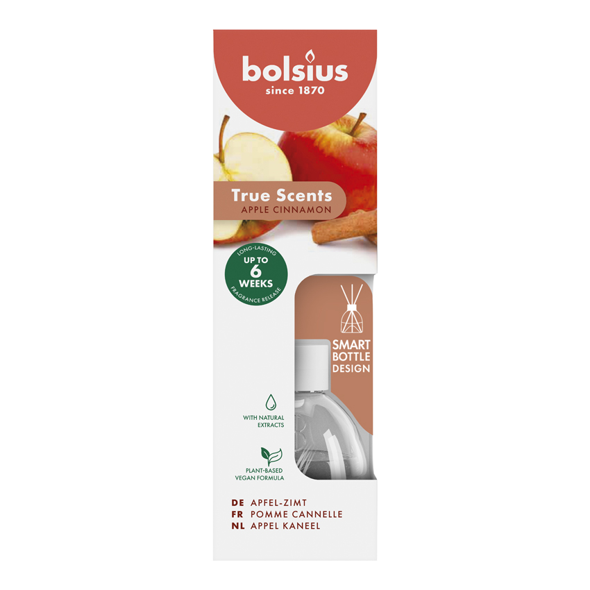 Bolsius True Scents geurverspreider Apple Cinnamon (60 ml)