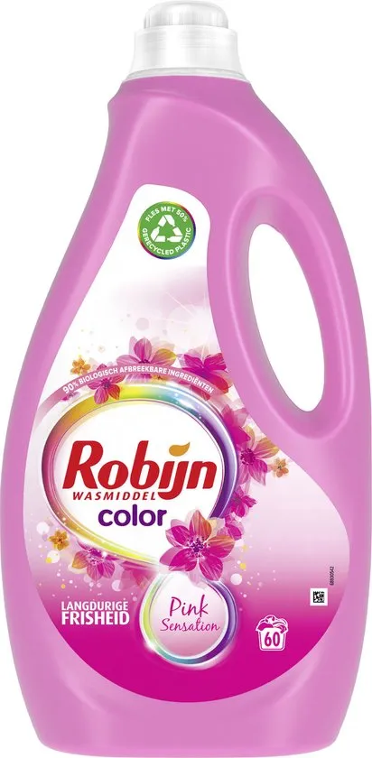 Robijn Wasmiddel Pink Sensation Kleur (3000 ml)