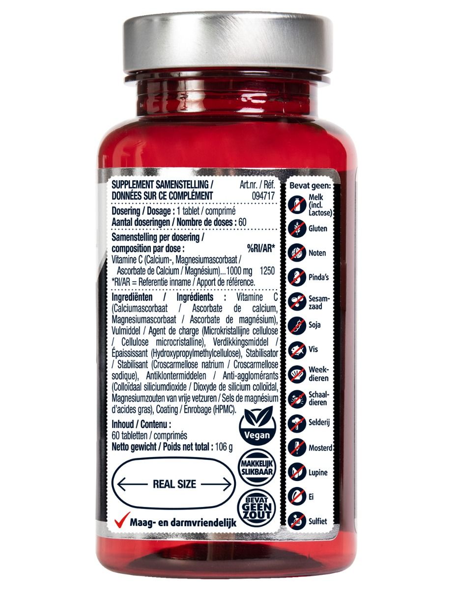 Lucovitaal Gebufferde Vitamine C 1000mg (60 tabletten)