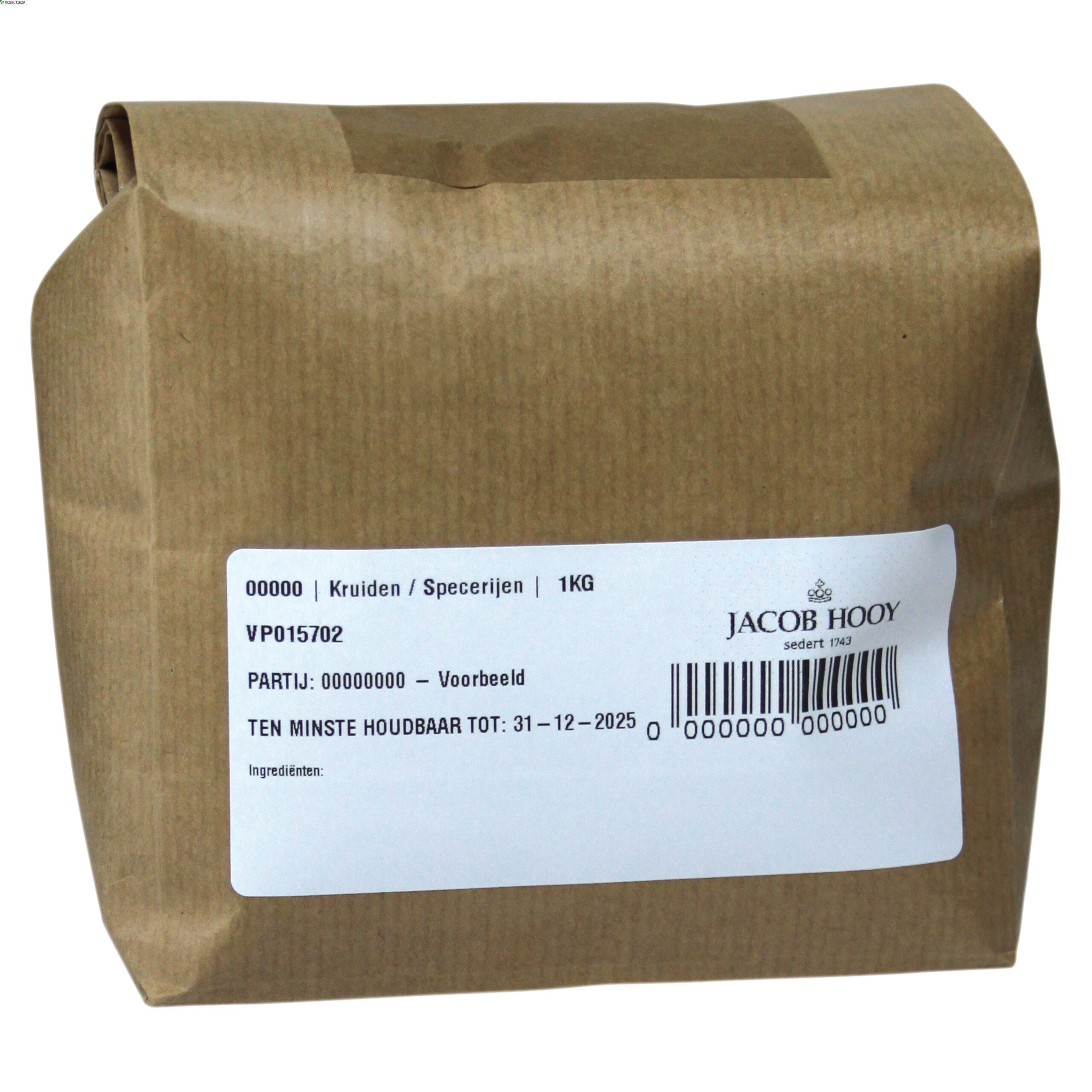 Jacob Hooy Steranijs Gemalen (1000 gr)