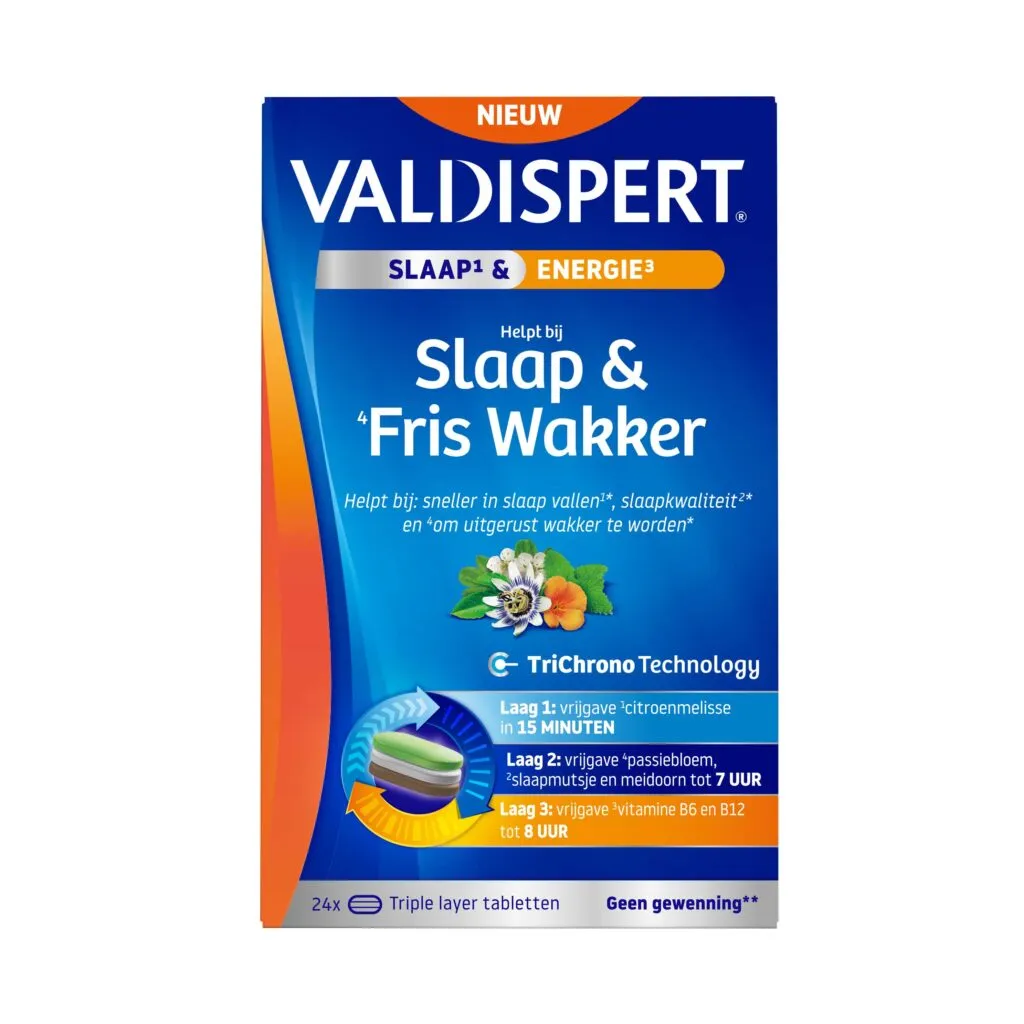 Valdispert Slaap & Fris Wakker (24 Tabletten)