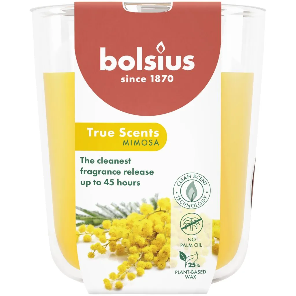 Bolsius Geurglas 97/85 True Scents Mimosa (1 stuk)