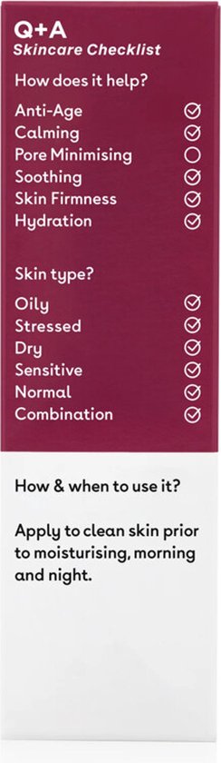 Q+A Hyaluronic Acid Facial Serum (30 ml)