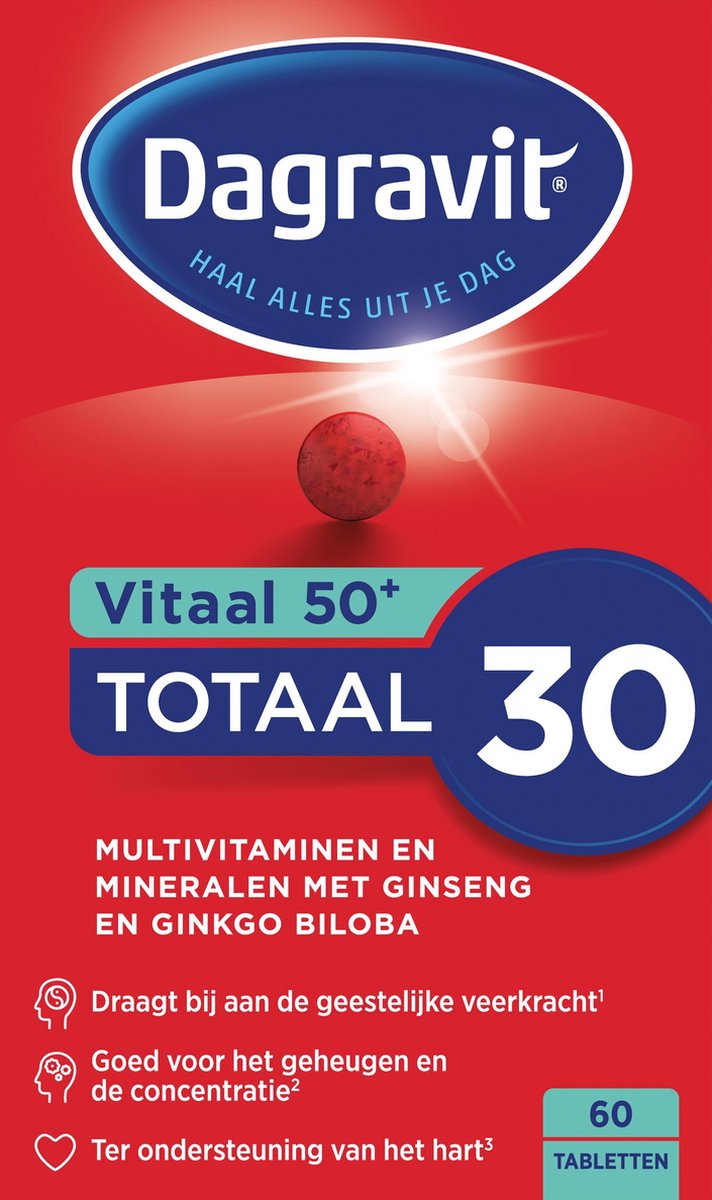 Dagravit Vitaal 50+ (60 tabletten)