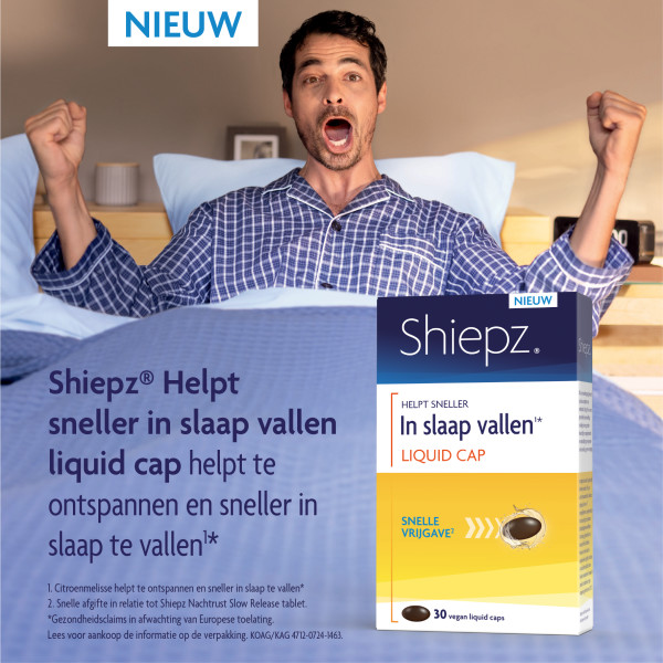 Shiepz Helpt In Slaap Vallen Liquid Caps (30 Capsules) - image 2