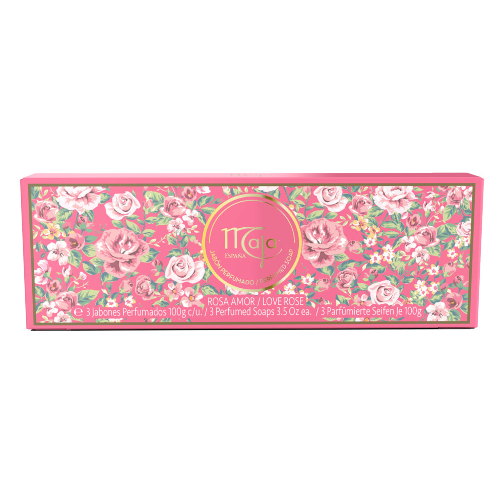 Maja Toiletzeep Love Rose Trio (3 stuks)
