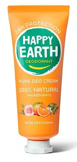 Happy Earth Pure Deodorantcreme Rose (40 ml)