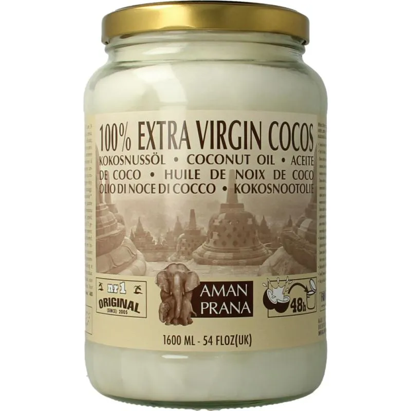 Amanprana Kokosnootolie Bio (1600 ml)