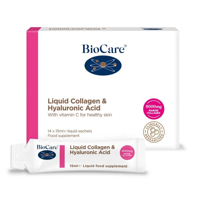 Biocare Vloeibaar Collageen & Hyaluronzuur (14 X 15 ml)