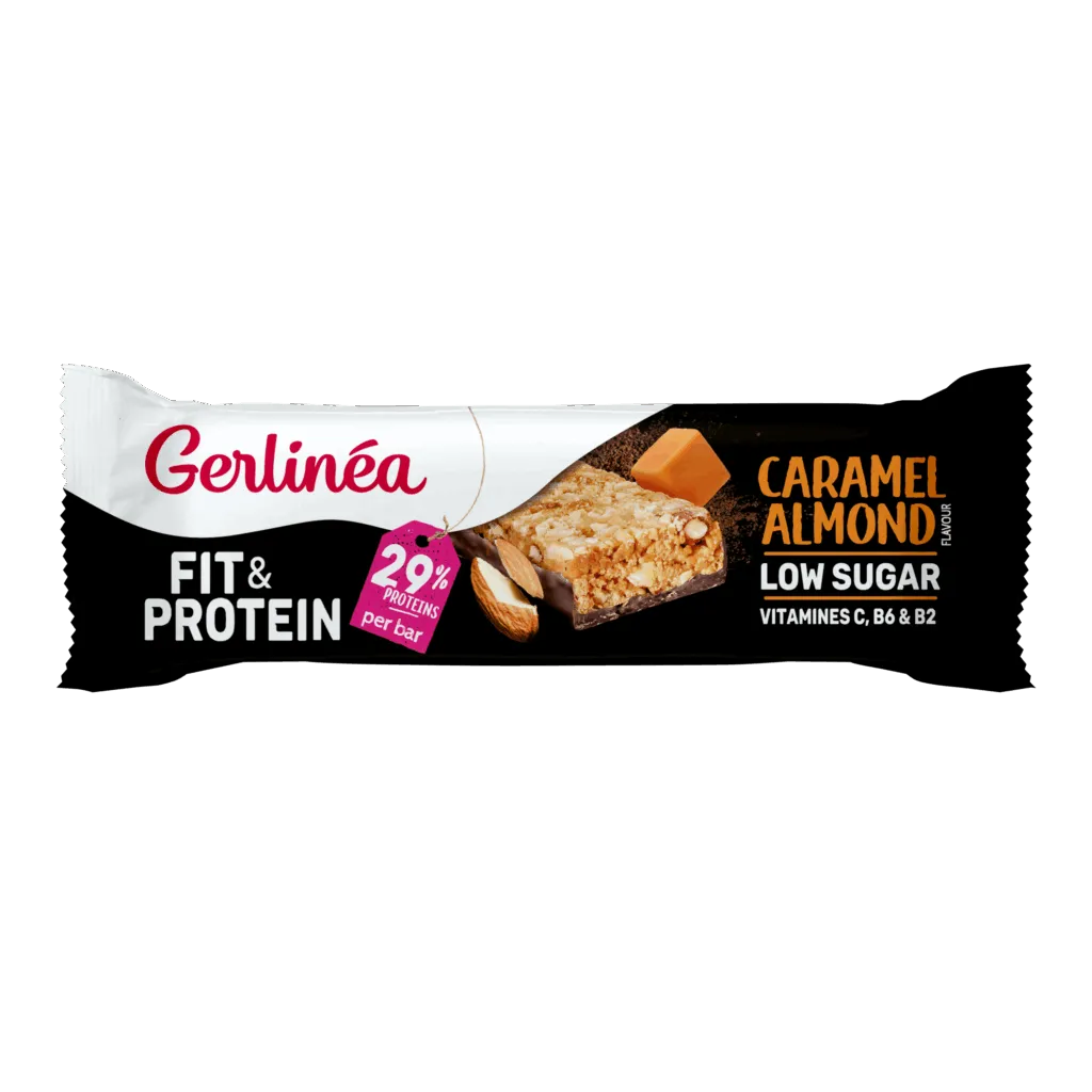 Gerlinea Fit & Protein Caramel Almond Reep (45 gr)