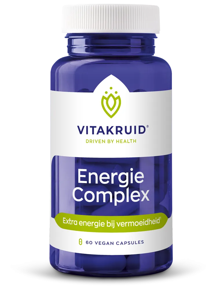 Vitakruid Energiecomplex O.A. Groene Thee 750 En Ginseng 200 (60 vega capsules)