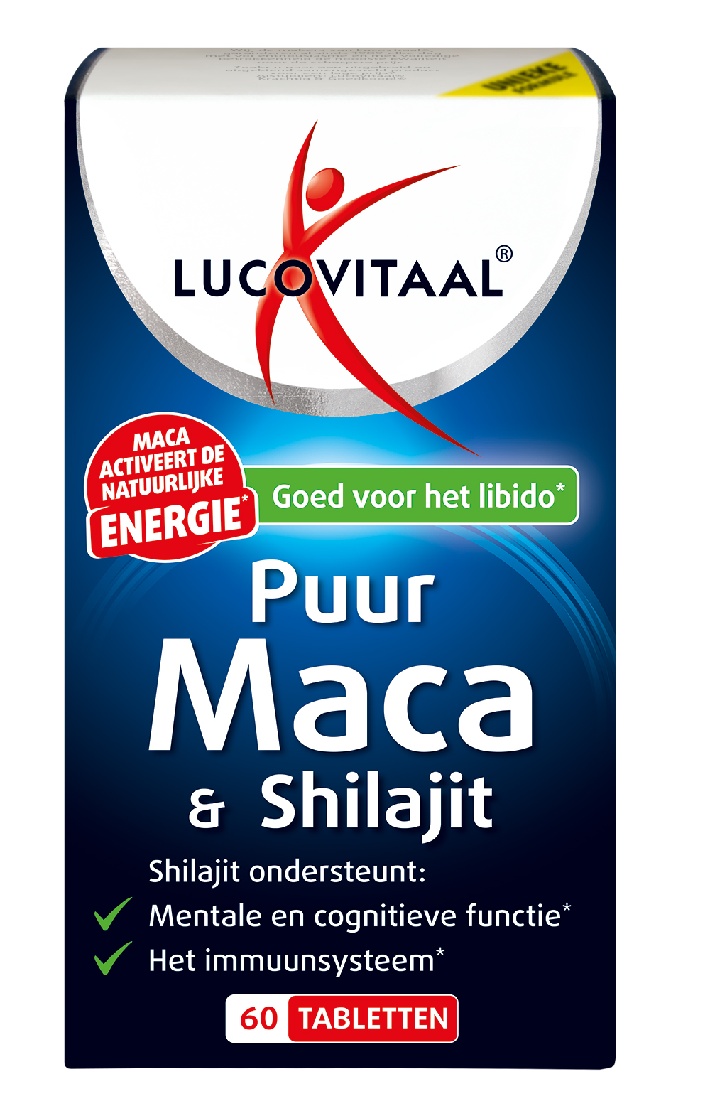 Lucovitaal Maca & Shilajit Puur (60 tabletten)