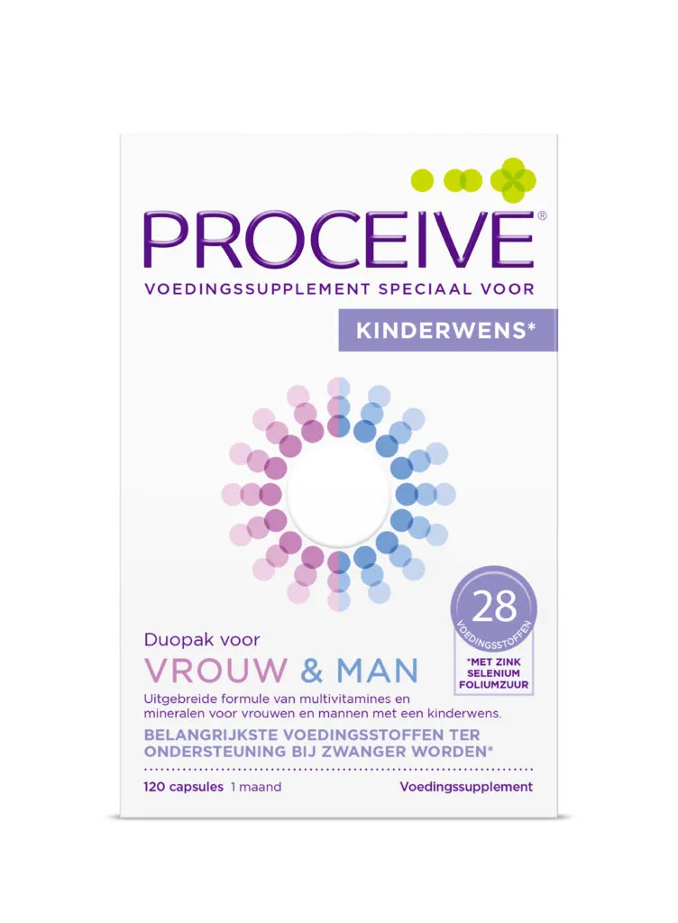 Proceive Kinderwens Duo Vrouw/Man (120 capsules)