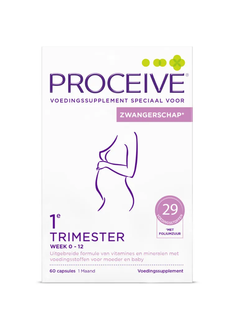 Proceive Zwangerschap Trimester 1 (60 capsules)