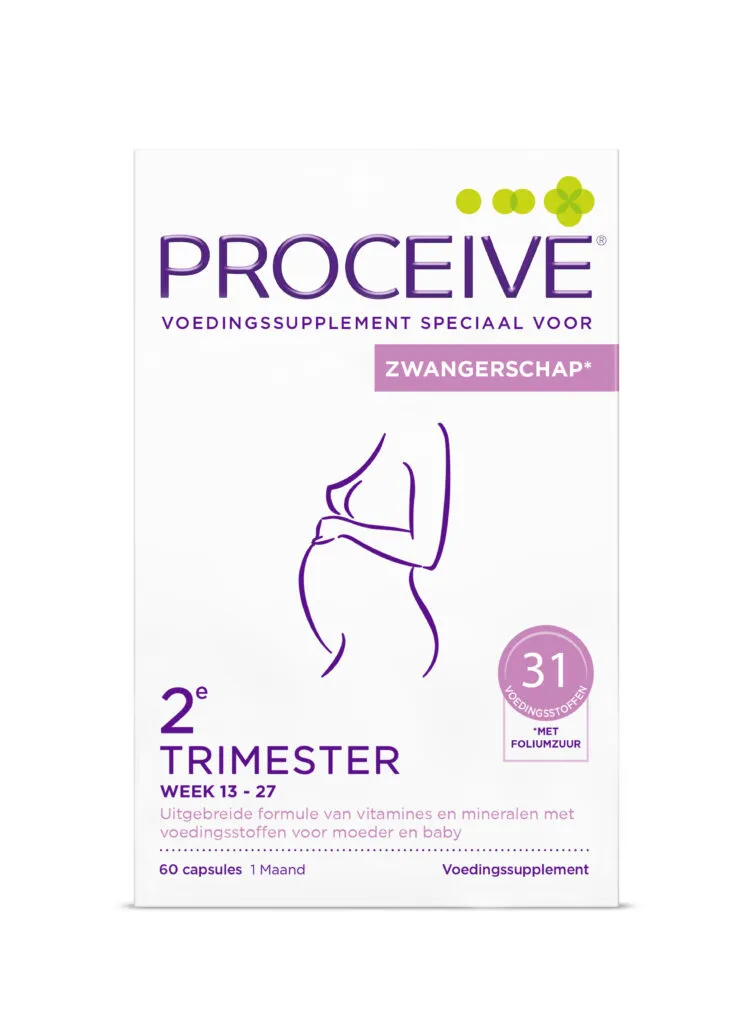 Proceive Zwangerschap Trimester 2 (60 capsules)