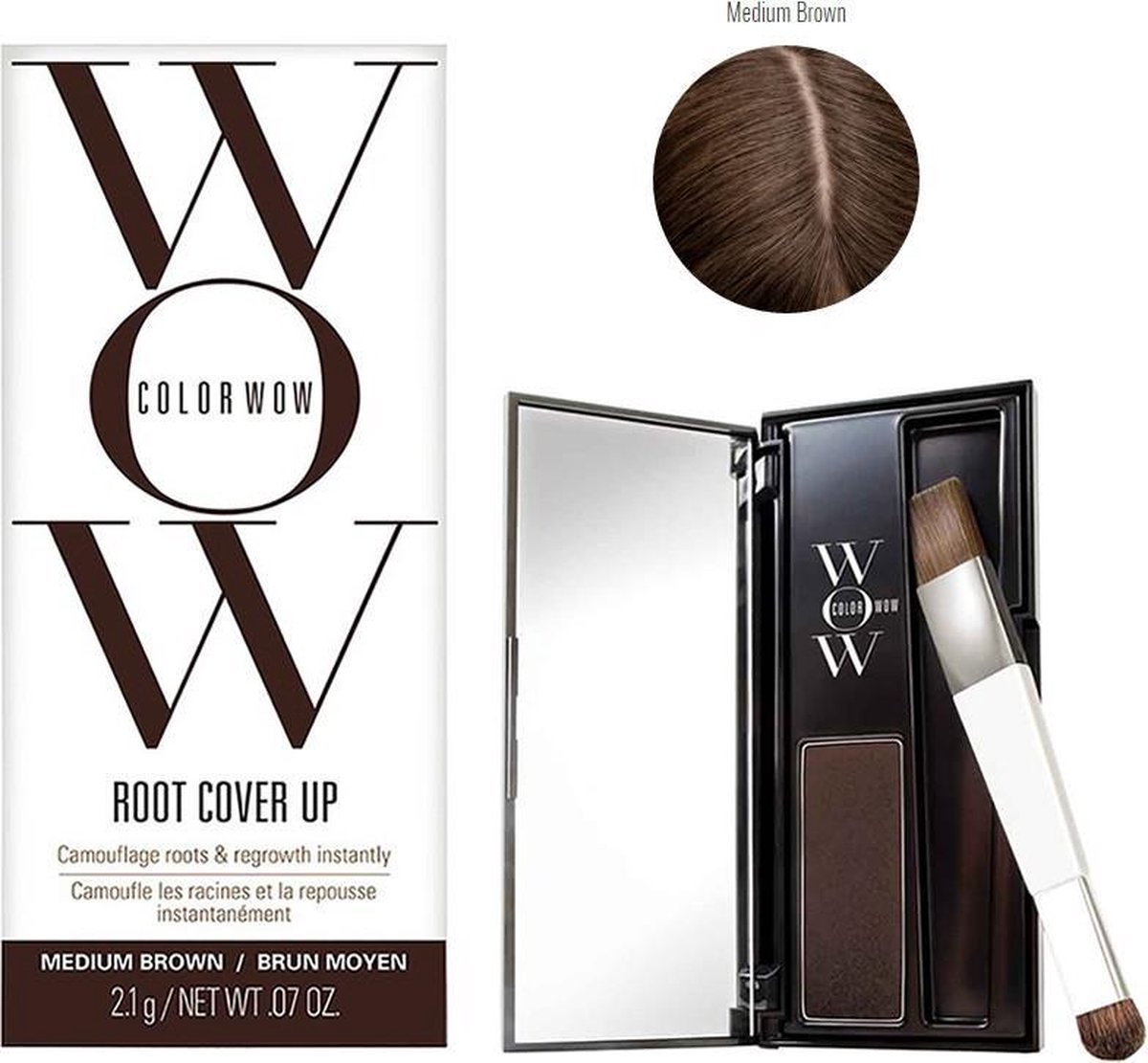 Color Wow Uitgroeipoeder Mediumbruin (1 stuk)
