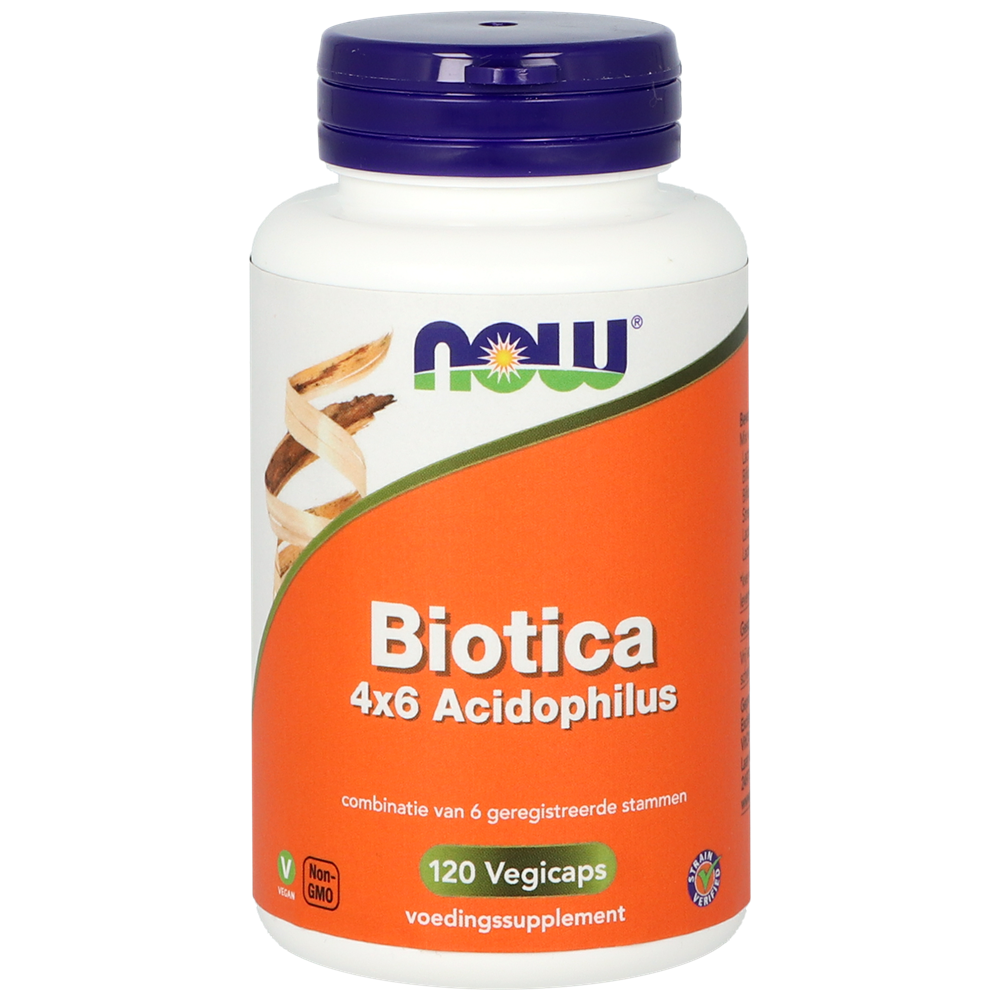 Now Biotica 4x6 Acidophilus (120 vega capsules)